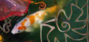 koi_with_sketch Koi painting circa 1982